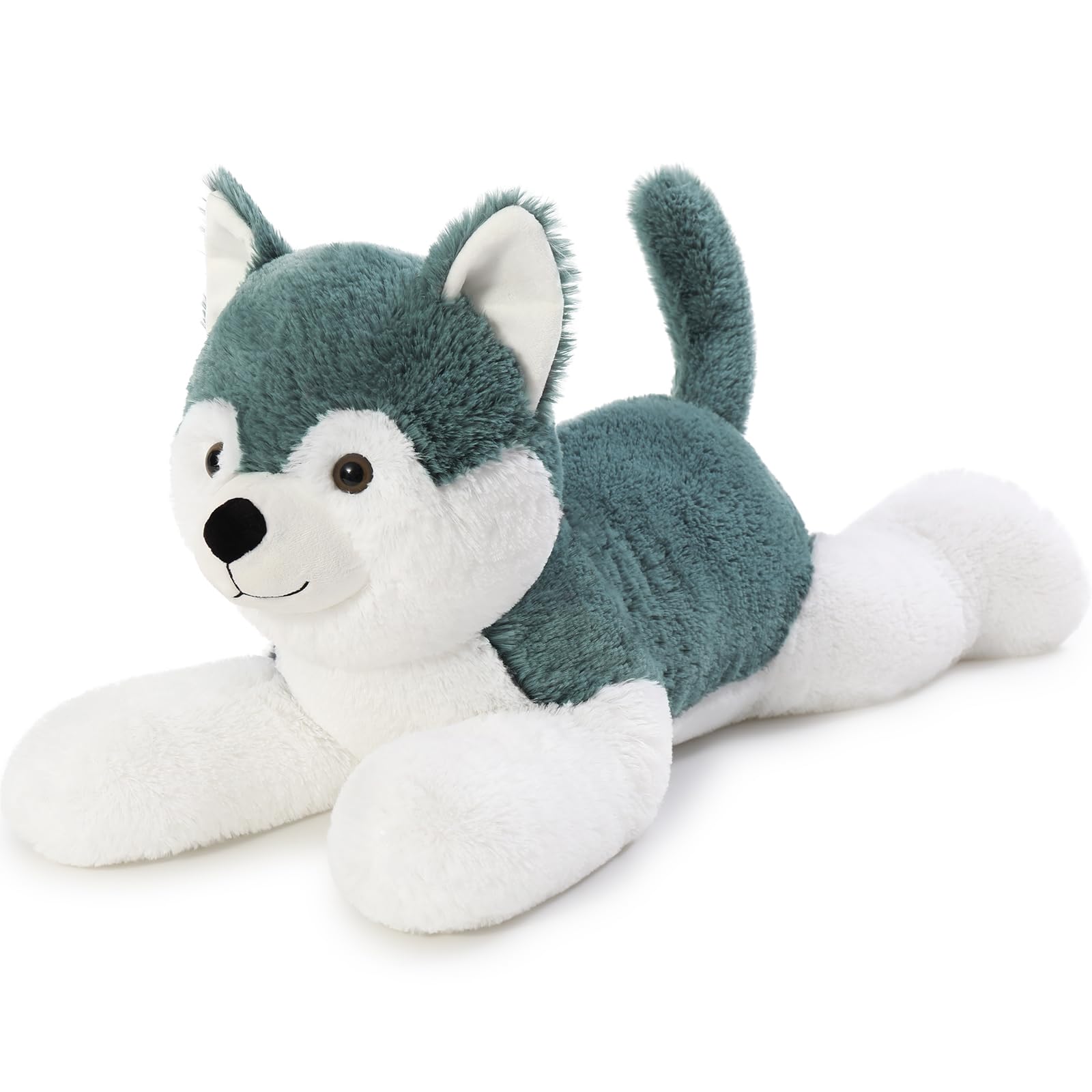 Beniny Giant Husky Stuffed Animal 30', Large Stuffed Husky Dog Plush Toys, Cuddly Big Husky Puppy Pillow Gifts For Kids